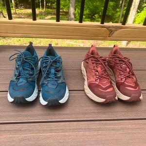 2 women's Hoka Anacapa GORETEX WATERPROOF Hiking shoes sz 8B